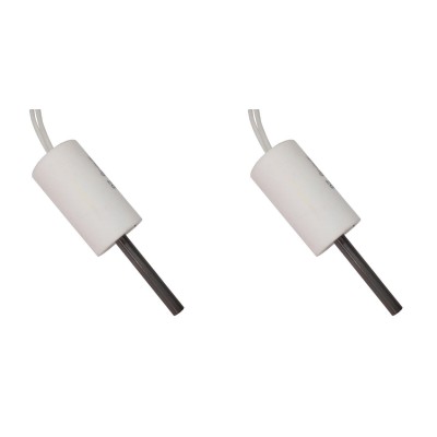 Bougie / Résistance basse tension pour poêles à granulés ComfortBilt, Edilkamin et d'autres, longueur totale 66 mm, 90 - 100 W à 24 Volt AC - x2 - Comparaison de produits