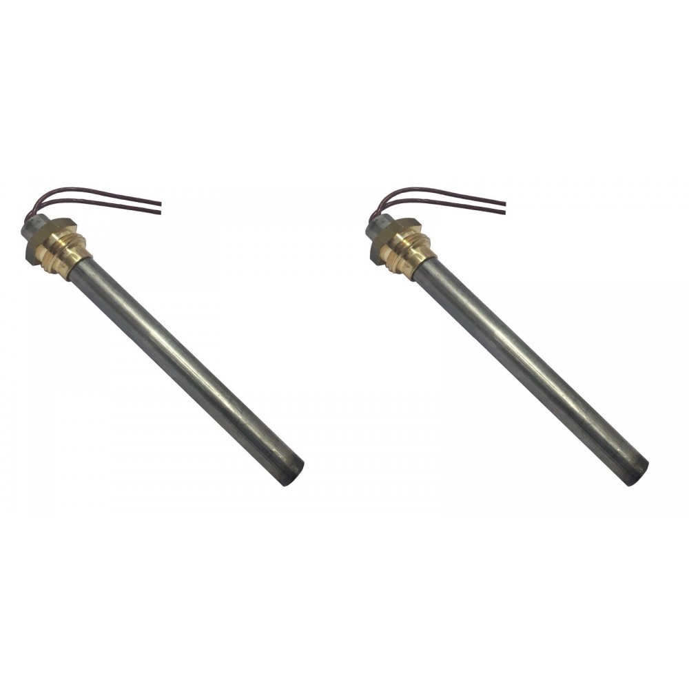 Bougie / Résistance pour les poêles à granulés Ecoteck, Ravelli et autres, longueur totale 114 mm, 250W - x2
