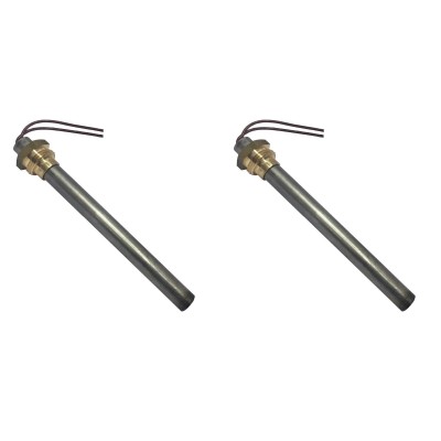 Bougie / Résistance pour les poêles à granulés Ecoteck, Ravelli et autres, longueur totale 114 mm, 250W - x2 - Bougie pour poêles à granulés