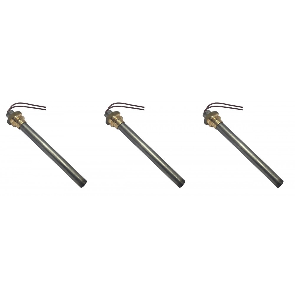 Bougie / Résistance pour les poêles à granulés Ecoteck, Ravelli et autres, longueur totale 114 mm, 250W - x3
