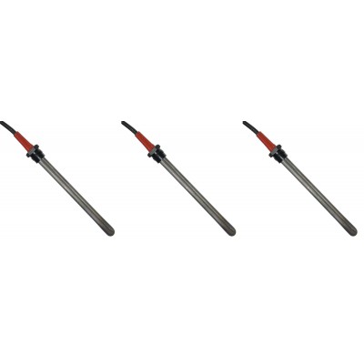 Bougie / Résistance pour les poêles à granulés Palladio et autres, longueur totale 145 mm, 250W - x3 - Bougie pour poêles à granulés