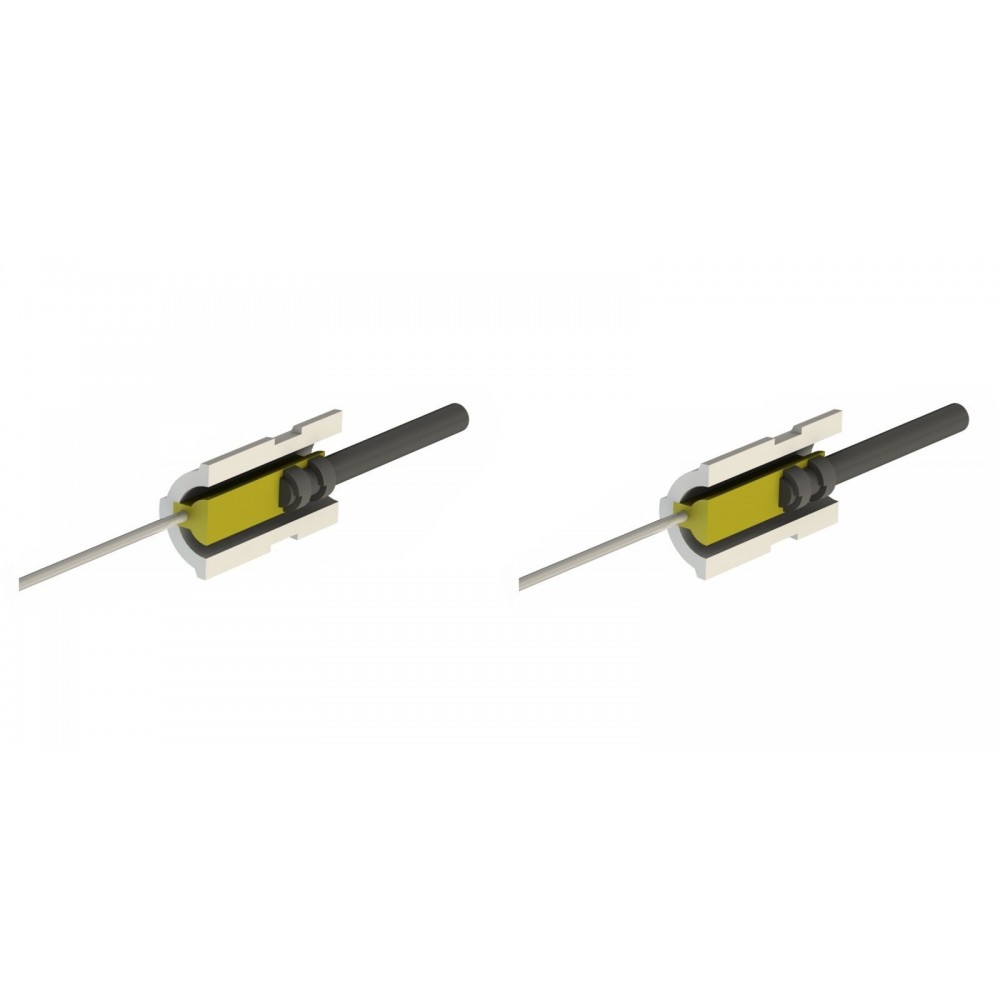 Bougie / Résistance basse tension pour poêle à granulés Eco Spar, BURNiT et dautres, longueur totale 65mm, 95W à 24V - x2 | Bougie pour poêles à granulés | Pièces détachées pour poêles à granulés |