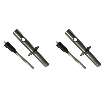 Bougie / Résistance pour poêles à granulés Enviro avec tube de canalisation d'air, longueur totale 153 mm, 230W - x2 - Bougie pour poêles à granulés