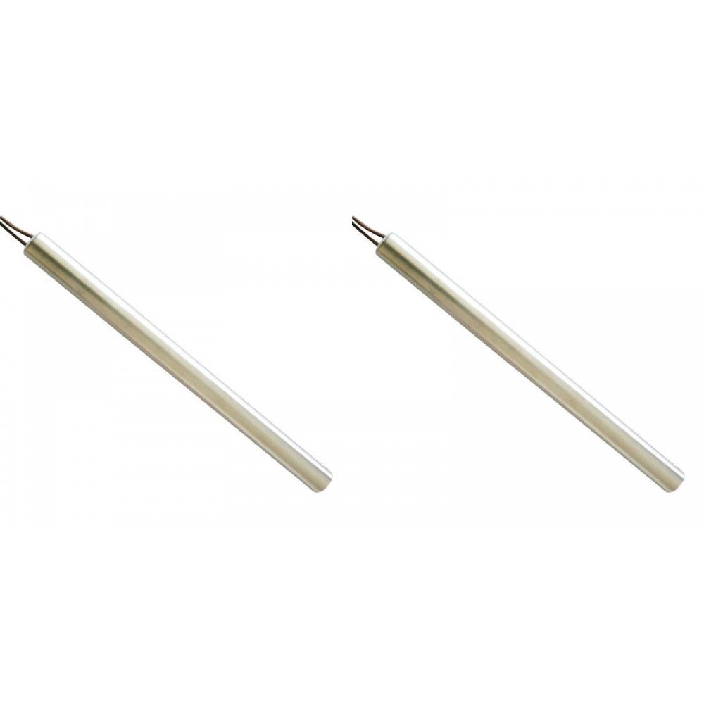 Bougie / Résistance pour les poêles à granulés la Nordica et autres, longueur totale 185 mm, 400W - x2 | Bougie pour poêles à granulés | Pièces détachées pour poêles à granulés |