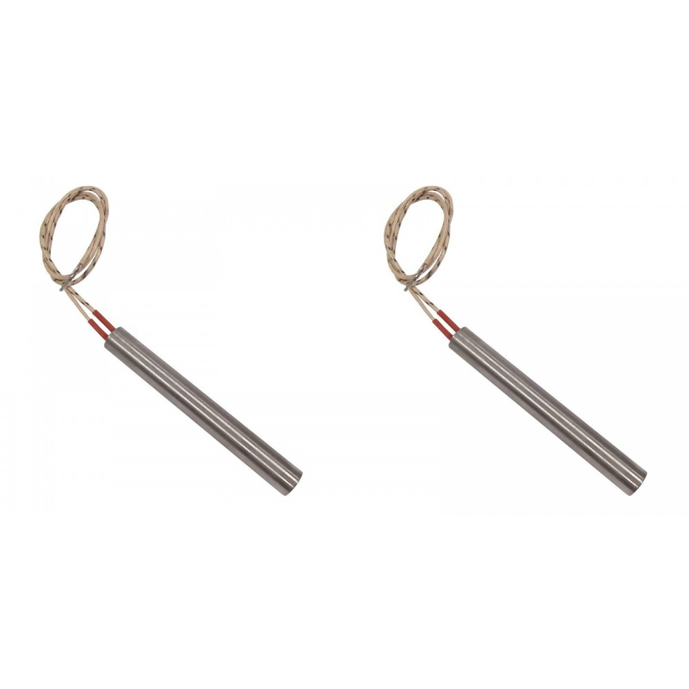 Bougie / Résistance pour les poêles à granulés Arce, Cadel, Eurofiamma, Eurosteaque et autres, longueur totale 101 mm, 300W - x2