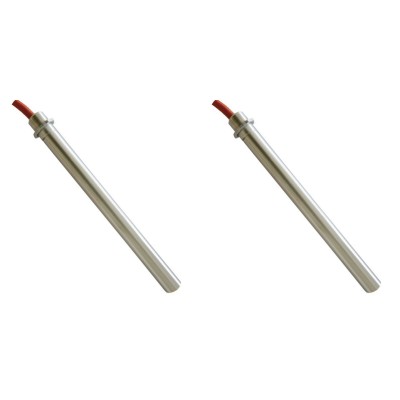 Bougie / Résistance pour les poêles à granulés Ecoforest et autres, longueur totale 155 mm, 250W - x2 - Bougie pour poêles à granulés