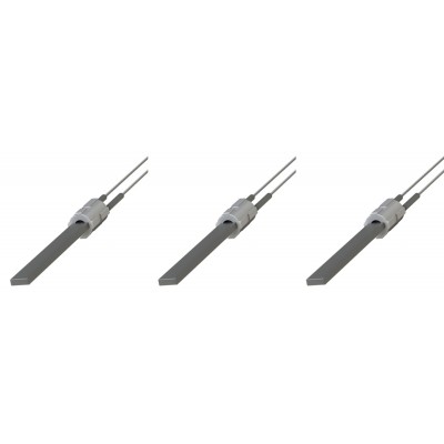 Bougie / Résistance avec cristal de quartz noir pour poêles à granulés Eco Spar, BURNiT, Palazzetti, Ravelli, MCZ et d'autres, longueur totale 122 mm, 300W - x3 - 