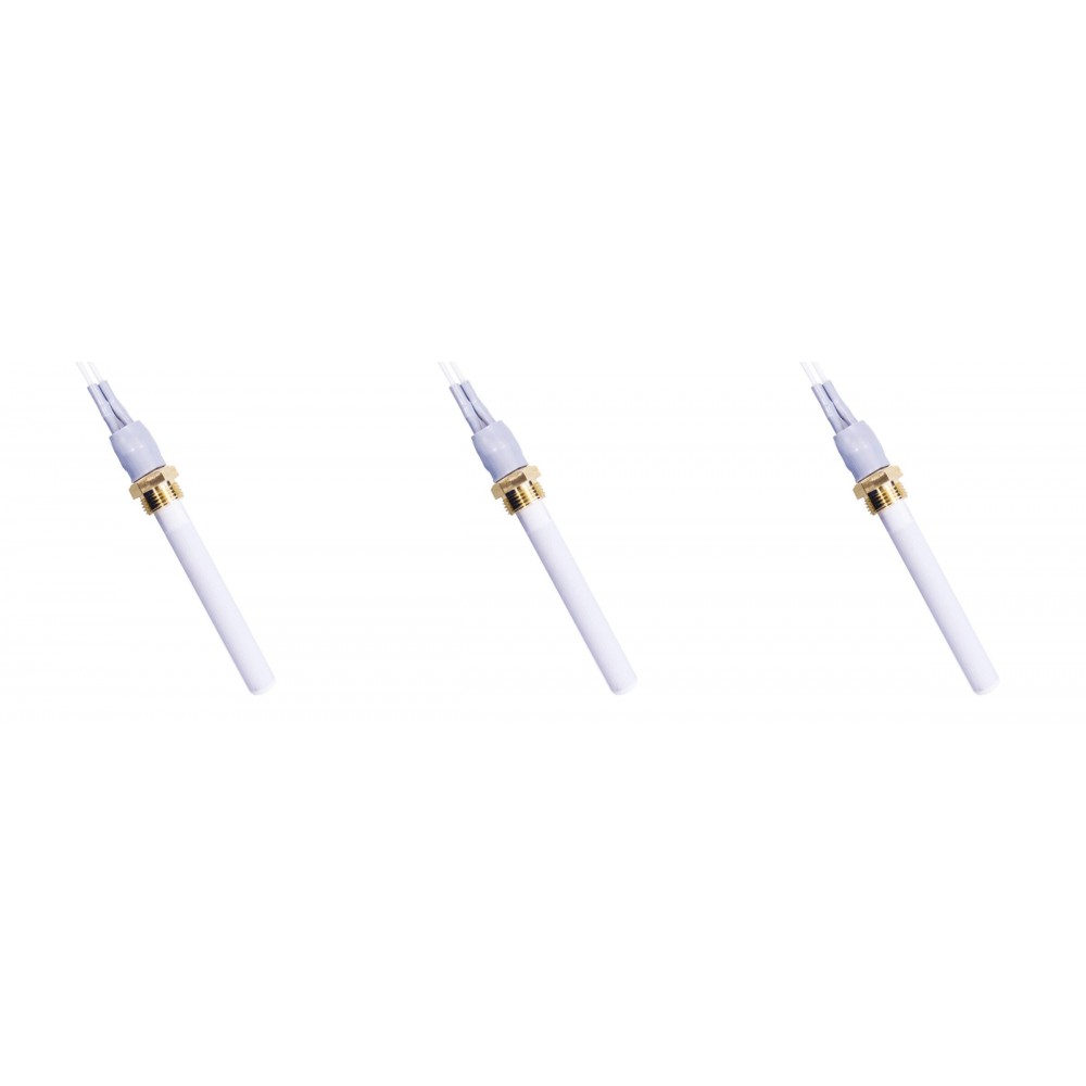 Bougie / Résistance en céramique pour poêles à granulés Eco Spar, BURNiT, Warmflow, Adler, AMG, Ecoteck et dautres, longueur totale 88 mm, 250W - x3 | Bougie pour poêles à granulés | Pièces détachées pour poêles à granulés |