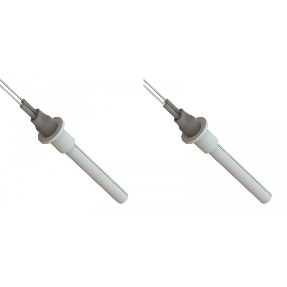 Bougie / Résistance céramique pour poêle à granulés ETA, Grant Spira, ComfortBilt et dautres, longueur totale 107mm, 260W - x2 | Bougie pour poêles à granulés | Pièces détachées pour poêles à granulés |
