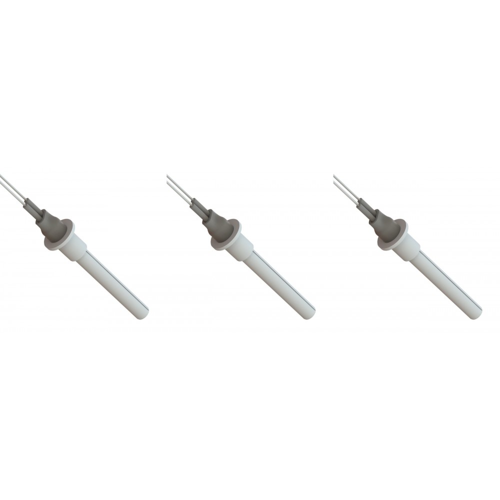 Bougie / Résistance céramique pour poêle à granulés ETA, Grant Spira, ComfortBilt et d'autres, longueur totale 107mm, 260W - x3