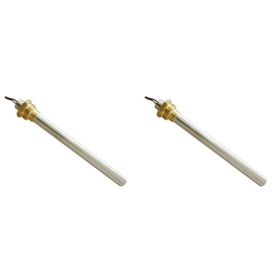 Bougie / Résistance pour les poêles à granulés Clam, longueur totale 205 mm, 400W - x2 - Bougie pour poêles à granulés