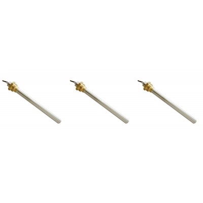 Bougie / Résistance pour les poêles à granulés Clam, longueur totale 205 mm, 400W - x3 - Bougie pour poêles à granulés