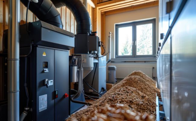 Chaudière à pellets SELECTA 25 et Réservoir de stockage en kit