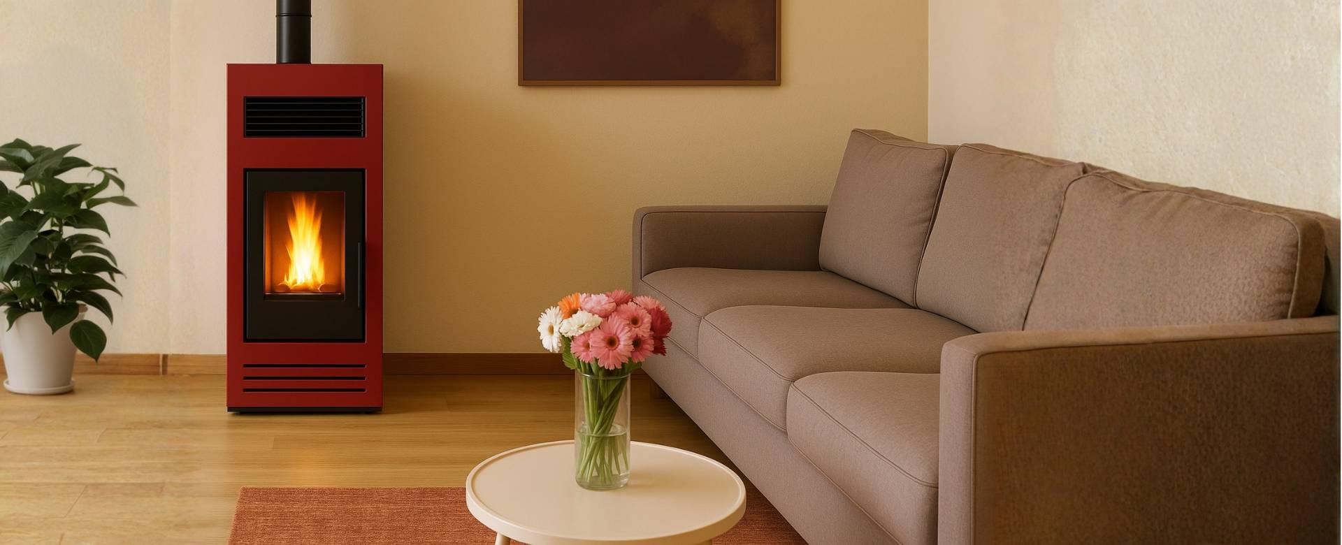 Cheminée à granulés