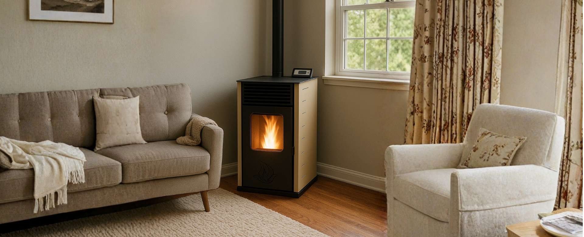 Cheminée à granulés