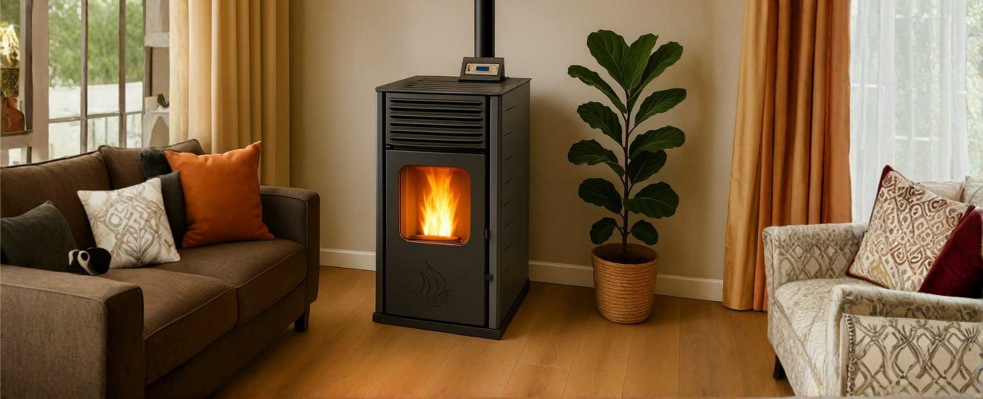 Cheminée à granulés