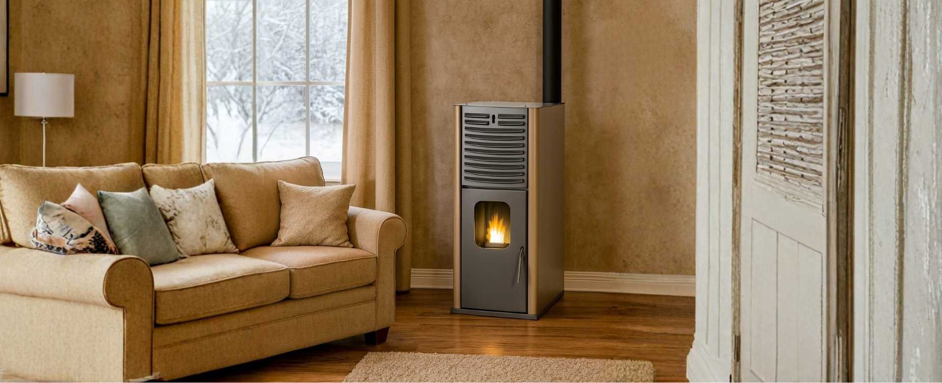 Chaudière à granulés avec chemise d'eau