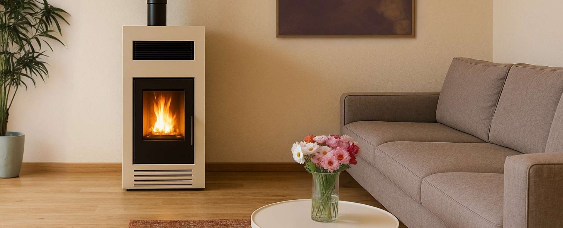 Cheminée à granulés