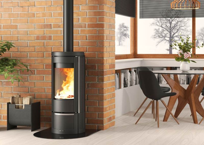 Cheminée à bois italienne
