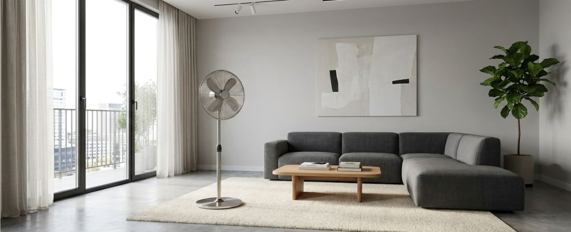 Ventilateur sur pied