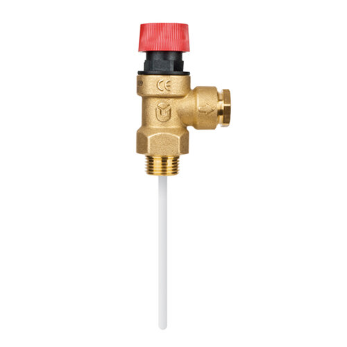 Soupape De Sécurité En Laiton TopHomer Pour Chauffe-eau Solaire – Filetage Mâle 1/2", Ressort, Pression 3 Bar, Pour Eau Ou Gaz Non Corrosif